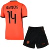 Officiële Voetbalshirt + Korte Broek Nederland Reijnders 14 Thuis WK 2026 - Kids