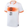 Officiële Voetbalshirt Nederland Frenkie de Jong 21 Uit WK 2026 - Heren