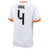 Officiële Voetbalshirt Nederland Virgil 4 Uit WK 2026 - Heren