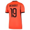 Officiële Voetbalshirt Nederland Weghorst 19 Thuis WK 2026 - Heren