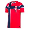 Officiële Voetbalshirt + Korte Broek Noorwegen Haaland 9 Thuis WK 2026 - Kids