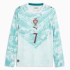Officiële Voetbalshirt Portugal Ronaldo 7 Uit WK 2026 Lange Mouw - Heren