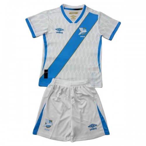 Officiële Voetbalshirt + Korte Broek Guatemala Thuis 2026 - Kids Officiële Voetbalshirt + Korte Broek Guatemala Thuis 2026 - Kids