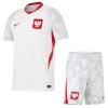 Officiële Voetbalshirt + Korte Broek Polen Thuis 2026 - Kids