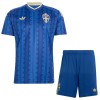 Officiële Voetbalshirt + Korte Broek Zweden Uit WK 2026 - Kids