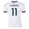 Officiële Voetbalshirt Mexico S.Gimenez 11 Uit WK 2026 - Heren