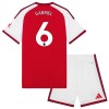 Officiële Voetbalshirt + Korte Broek Arsenal Gabriel 6 Thuis 2026-27 - Kids