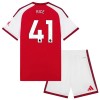 Officiële Voetbalshirt + Korte Broek Arsenal Rice 41 Thuis 2026-27 - Kids