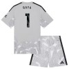 Officiële Voetbalshirt + Korte Broek Doelman Arsenal Raya 1 Thuis 2026-27 - Kids