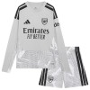 Officiële Voetbalshirt + Korte Broek Doelman Arsenal Thuis 2026-27 Lange Mouw - Kids