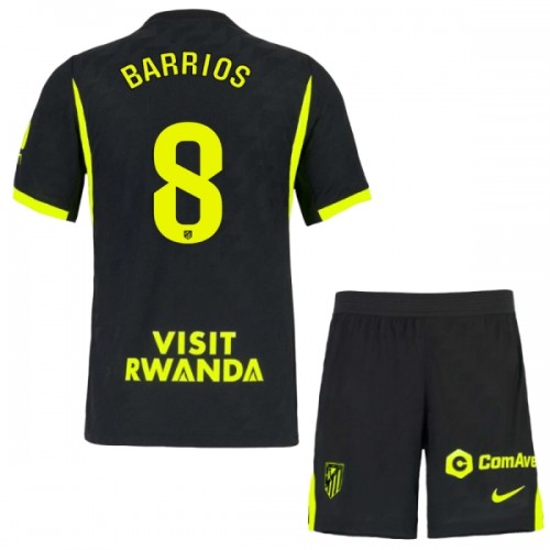 Officiële Voetbalshirt + Korte Broek Atlético Madrid Barrios 8 Uit 2026-27 - Kids Officiële Voetbalshirt + Korte Broek Atlético Madrid Barrios 8 Uit 2026-27 - Kids