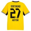 Officiële Voetbalshirt Borussia Dortmund Adeyemi 27 Thuis 2026-27 - Heren Officiële Voetbalshirt Borussia Dortmund Adeyemi 27 Thuis 2026-27 - Heren