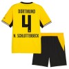 Officiële Voetbalshirt + Korte Broek Borussia Dortmund N. Schlotterbeck 4 Thuis 2026-27 - Kids Officiële Voetbalshirt + Korte Broek Borussia Dortmund N. Schlotterbeck 4 Thuis 2026-27 - Kids