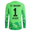 Officiële Voetbalshirt Doelman FC Bayern München Neuer 1 Thuis 2026-27 Lange Mouw - Heren