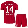 Officiële Voetbalshirt + Korte Broek FC Bayern München Luis Diaz 14 Thuis 2026-27 - Kids