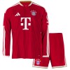 Officiële Voetbalshirt + Korte Broek FC Bayern München Thuis 2026-27 Lange Mouw - Kids