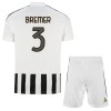 Officiële Voetbalshirt + Korte Broek Juventus Bremer 3 Thuis 2026-27 - Kids