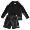 Officiële Voetbalshirt + Korte Broek Doelman Manchester United Thuis 2026-27 Lange Mouw - Kids