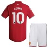 Officiële Voetbalshirt + Korte Broek Manchester United Cunha 10 Thuis 2026-27 - Kids Officiële Voetbalshirt + Korte Broek Manchester United Cunha 10 Thuis 2026-27 - Kids