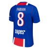 Officiële Voetbalshirt + Korte Broek Paris Saint-Germain Fabian 8 Thuis 2026-27 - Kids