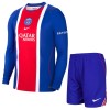 Officiële Voetbalshirt + Korte Broek Paris Saint-Germain Thuis 2026-27 Lange Mouw - Kids