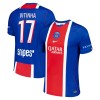 Officiële Voetbalshirt Paris Saint-Germain Vitinha 17 Thuis 2026-27 - Heren Officiële Voetbalshirt Paris Saint-Germain Vitinha 17 Thuis 2026-27 - Heren