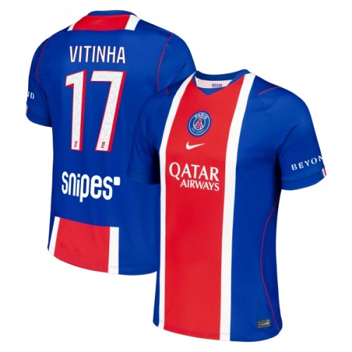 Officiële Voetbalshirt Paris Saint-Germain Vitinha 17 Thuis 2026-27 - Heren Officiële Voetbalshirt Paris Saint-Germain Vitinha 17 Thuis 2026-27 - Heren