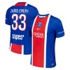 Officiële Voetbalshirt Paris Saint-Germain Zaire Emery 33 Thuis 2026-27 - Heren