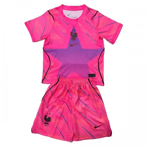 Officiële Voetbalshirt + Korte Broek Doelman Frankrijk Uit WK 2026 - Kids Officiële Voetbalshirt + Korte Broek Doelman Frankrijk Uit WK 2026 - Kids