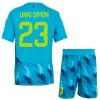 Officiële Voetbalshirt + Korte Broek Doelman Spanje Unai Simon 23 WK 2026 - Kids