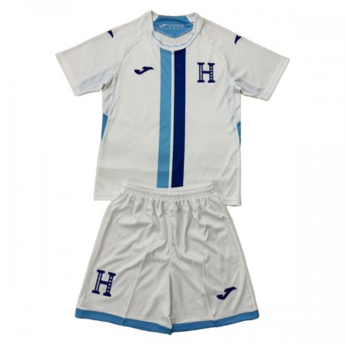 Officiële Voetbalshirt + Korte Broek Honduras Thuis 2026 - Kids Officiële Voetbalshirt + Korte Broek Honduras Thuis 2026 - Kids