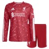 Officiële Voetbalshirt + Korte Broek Liverpool Thuis 2026-27 Lange Mouw - Kids
