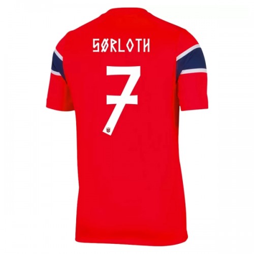 Officiële Voetbalshirt Noorwegen Sorloth 7 Thuis WK 2026 - Heren Officiële Voetbalshirt Noorwegen Sorloth 7 Thuis WK 2026 - Heren