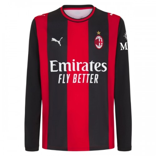 Officiële Voetbalshirt AC Milan Thuis 2026-27 Lange Mouw - Heren Officiële Voetbalshirt AC Milan Thuis 2026-27 Lange Mouw - Heren