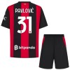 Officiële Voetbalshirt + Korte Broek AC Milan Pavlovic 31 Thuis 2026-27 - Kids