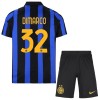 Officiële Voetbalshirt + Korte Broek Inter Milan Dimarco 32 Thuis 2026-27 - Kids