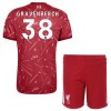 Officiële Voetbalshirt + Korte Broek Liverpool Gravenberch 38 Thuis 2026-27 - Kids