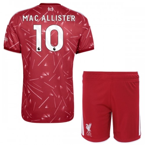 Officiële Voetbalshirt + Korte Broek Liverpool Mac Allister 10 Thuis 2026-27 - Kids