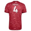 Officiële Voetbalshirt + Korte Broek Liverpool Virgil 4 Thuis 2026-27 - Kids