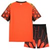 Officiële Voetbalshirt + Korte Broek Doelman Manchester City Derde 2026-27 Oranje - Kids