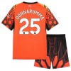 Officiële Voetbalshirt + Korte Broek Doelman Manchester City Donnarumma 25 Derde 2026-27 Oranje - Kids