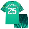 Officiële Voetbalshirt + Korte Broek Doelman Manchester City Donnarumma 25 Thuis 2026-27 Groene - Kids