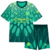 Officiële Voetbalshirt + Korte Broek Doelman Manchester City Donnarumma 25 Thuis 2026-27 Groene - Kids
