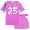 Officiële Voetbalshirt + Korte Broek Doelman Manchester City Donnarumma 25 Uit 2026-27 Roze - Kids