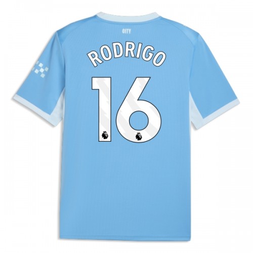 Officiële Voetbalshirt Manchester City Rodrigo 16 Thuis 2026-27 - Heren Officiële Voetbalshirt Manchester City Rodrigo 16 Thuis 2026-27 - Heren