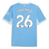 Officiële Voetbalshirt Manchester City Savinho 26 Thuis 2026-27 - Heren