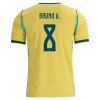 Officiële Voetbalshirt Brazilië Bruno Guimaraes 8 Thuis WK 2026 - Heren