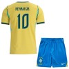 Officiële Voetbalshirt + Korte Broek Brazilië Neymar JR 10 Thuis WK 2026 - Kids