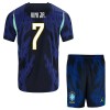 Officiële Voetbalshirt + Korte Broek Brazilië Vini JR. 7 Uit WK 2026 - Kids