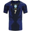Officiële Voetbalshirt + Korte Broek Brazilië Vini JR. 7 Uit WK 2026 - Kids
